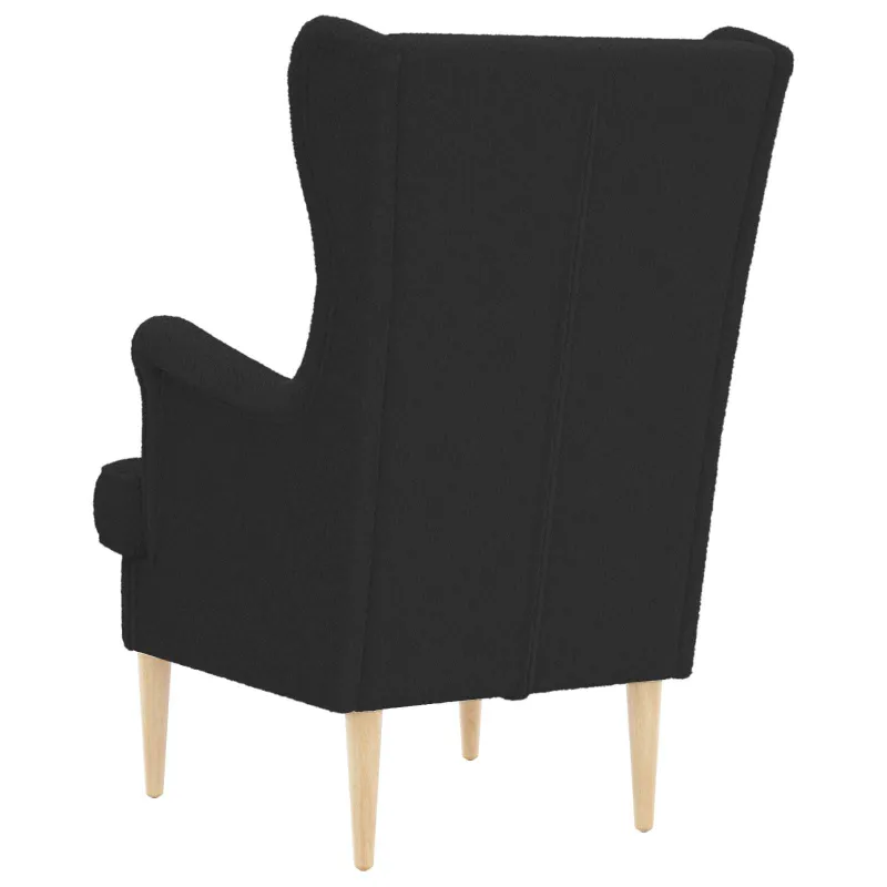 Krėslas Juoda Bouclé