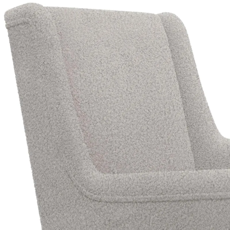 Supamasis krėslas Šviesiai pilka 62 x 80 x 85 cm Bouclé
