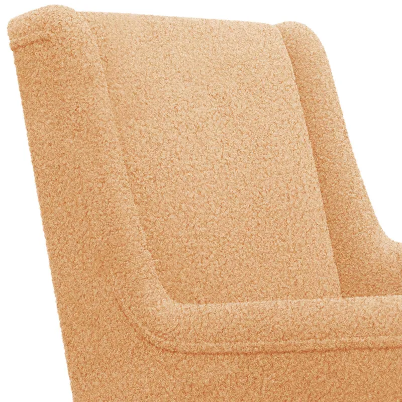 Supamasis krėslas Smėlio 62 x 80 x 85 cm Bouclé