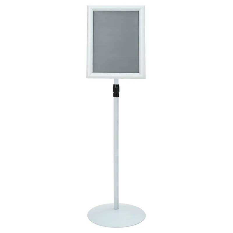 Pedestalo plakato stovas Sidabro 33 x 33 x 126 cm