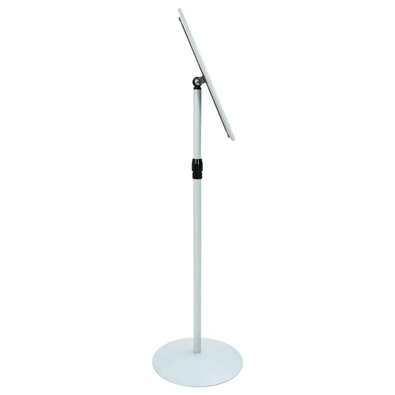 Pedestalo plakato stovas Sidabro 33 x 33 x 126 cm