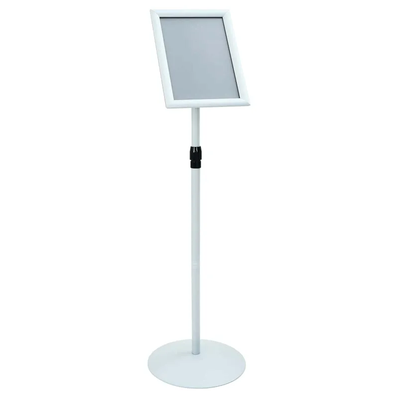 Pedestalo plakato stovas Sidabro 33 x 33 x 123 cm