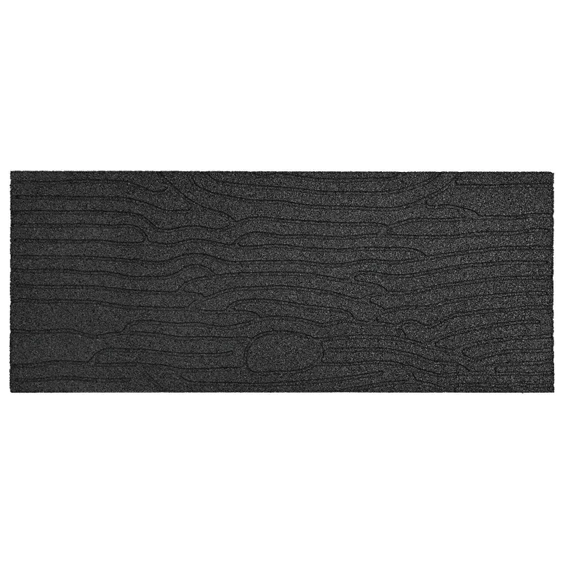 Žingsnių akmuo 6 pcs Juodas 60,5 x 25 x 2 cm Guma