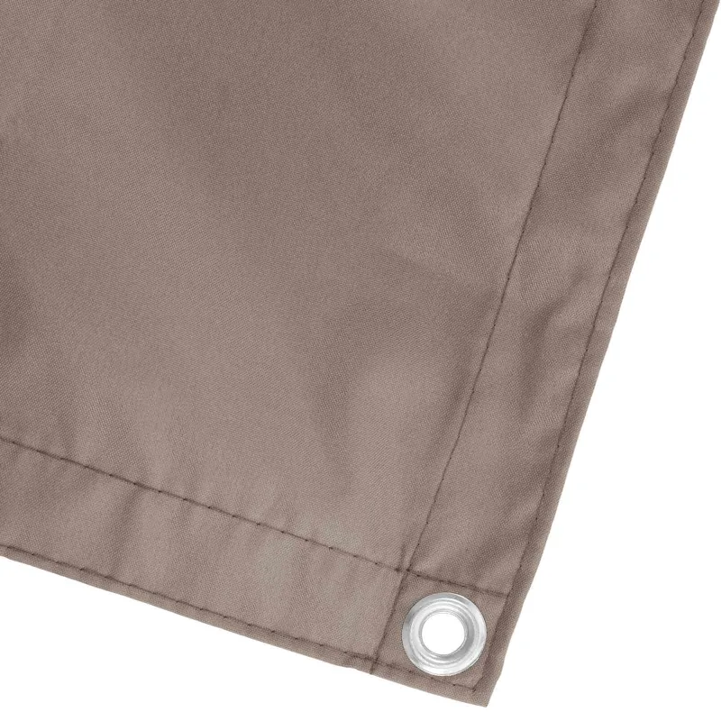 Balkono Ekranas Taupe 100 x 600 cm Oksfordo audinys