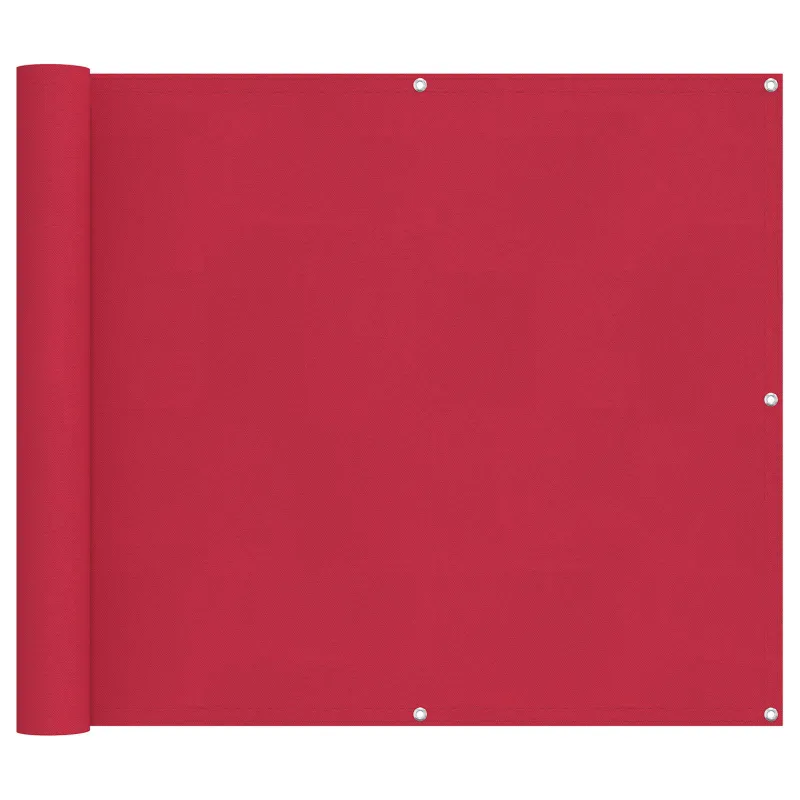 Balkono Ekranas Vyšninė 90 x 800 cm PU dengtas oksfordas alu