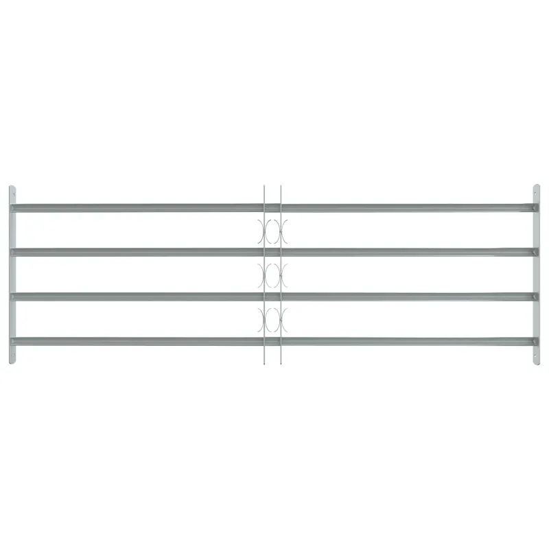 Saugumo grotelės langams su 4 kryžmėmis 3 pcs 930-1740 mm