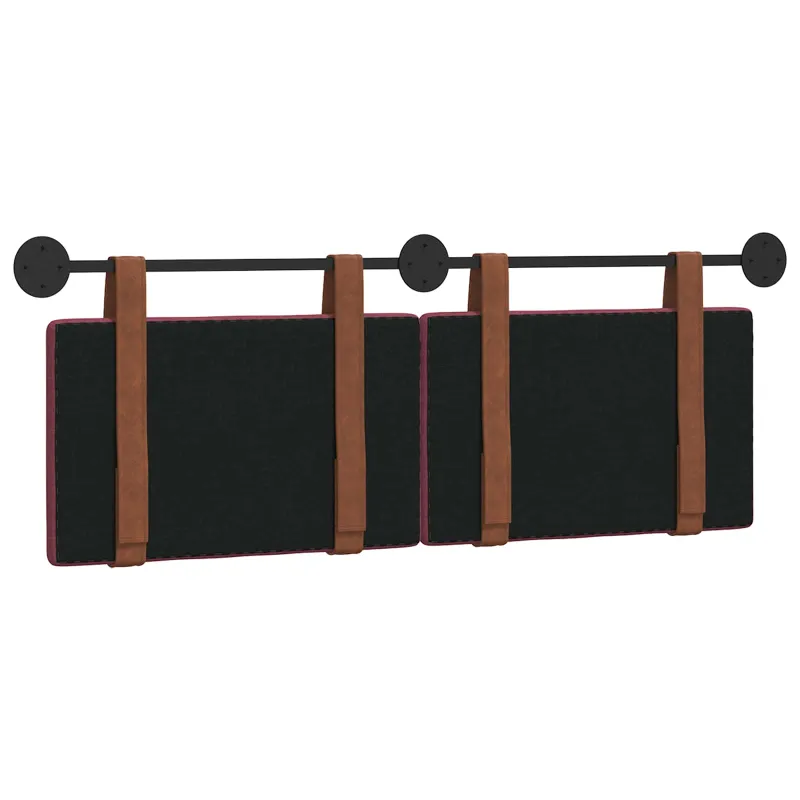 Kabantysis galvūgalis Vyno raudona 130 x 55 x 5 cm Antikinis PU