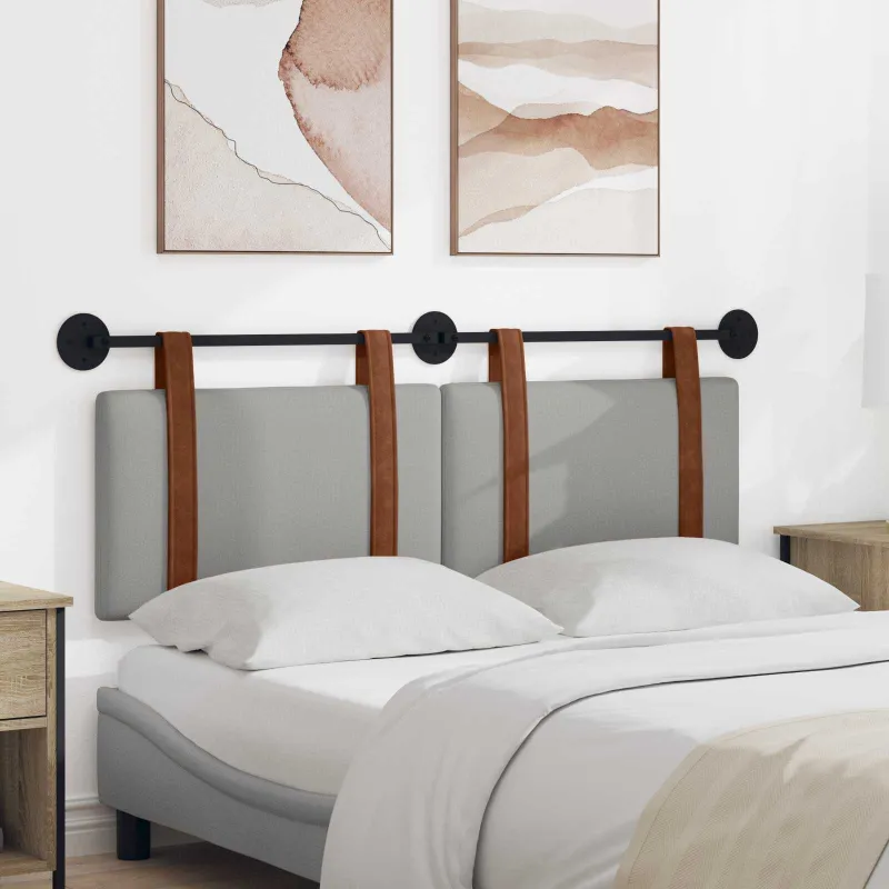 Kabantysis galvūgalis Debesų pilka 150 x 55 x 5 cm Antikinis PU