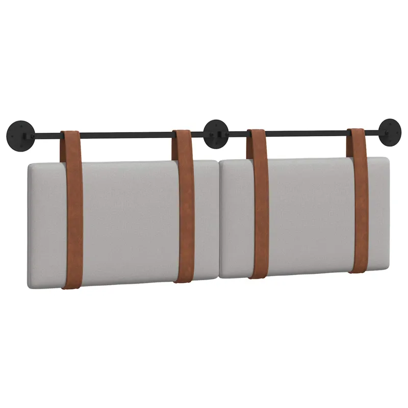Kabantysis galvūgalis Debesų pilka 150 x 55 x 5 cm Antikinis PU