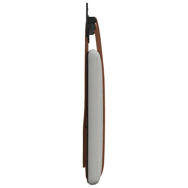Kabantysis galvūgalis Debesų pilka 150 x 55 x 5 cm Antikinis PU