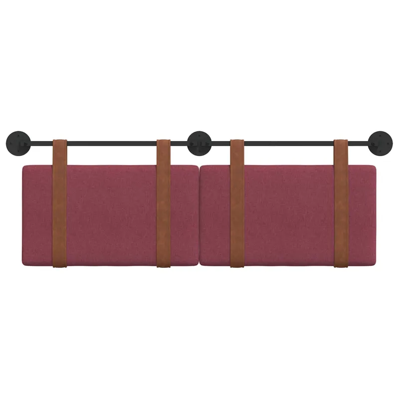 Kabantysis galvūgalis Vyno raudona 150 x 55 x 5 cm Antikinis PU