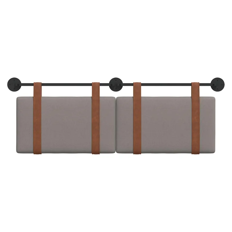 Kabantysis galvūgalis Taupe 150 x 55 x 5 cm Antikinis PU