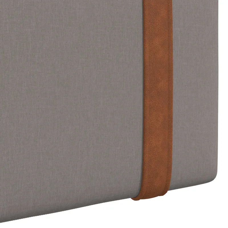 Kabantysis galvūgalis Taupe 150 x 55 x 5 cm Antikinis PU