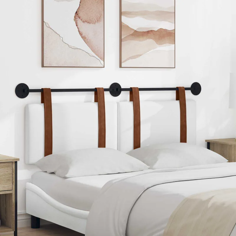 Kabantysis galvūgalis Baltas 150 x 55 x 5 cm Antikinis PU
