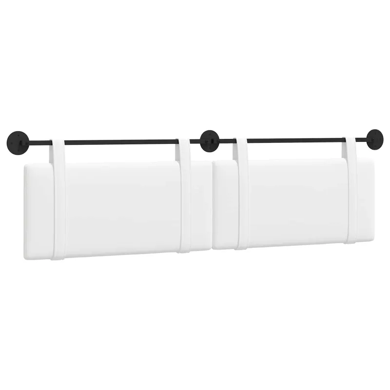 Pakabinamas lovos galvūgalis Baltas Audinys