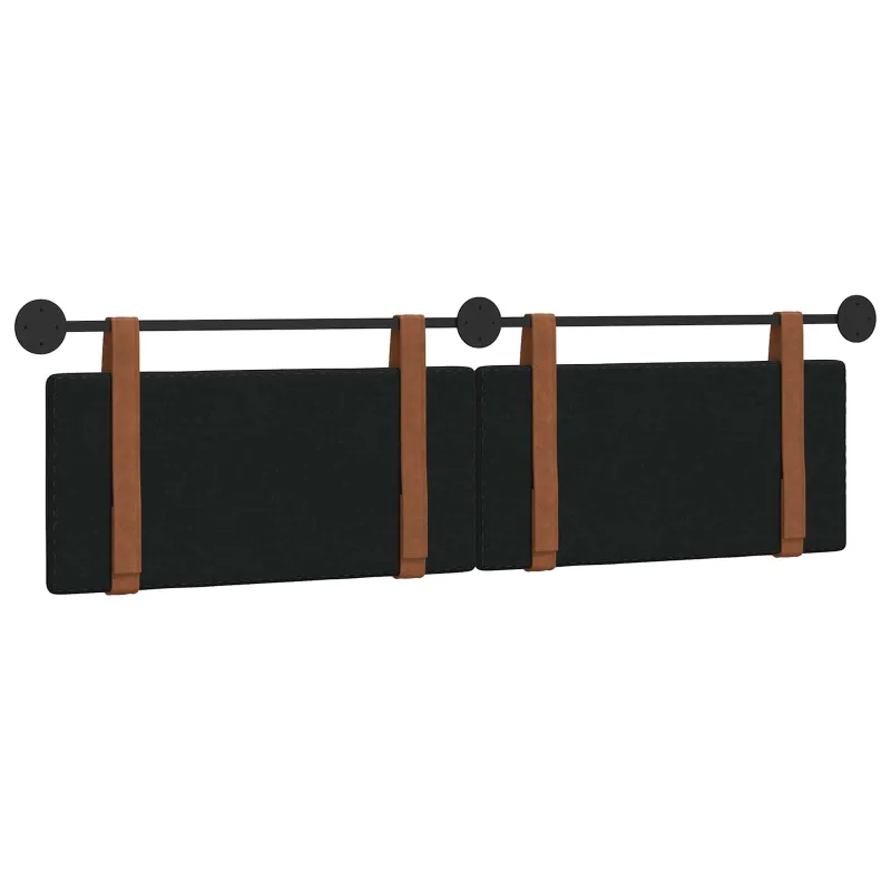Kabantysis galvūgalis Juodas 190 x 55 x 5 cm Antikinis PU