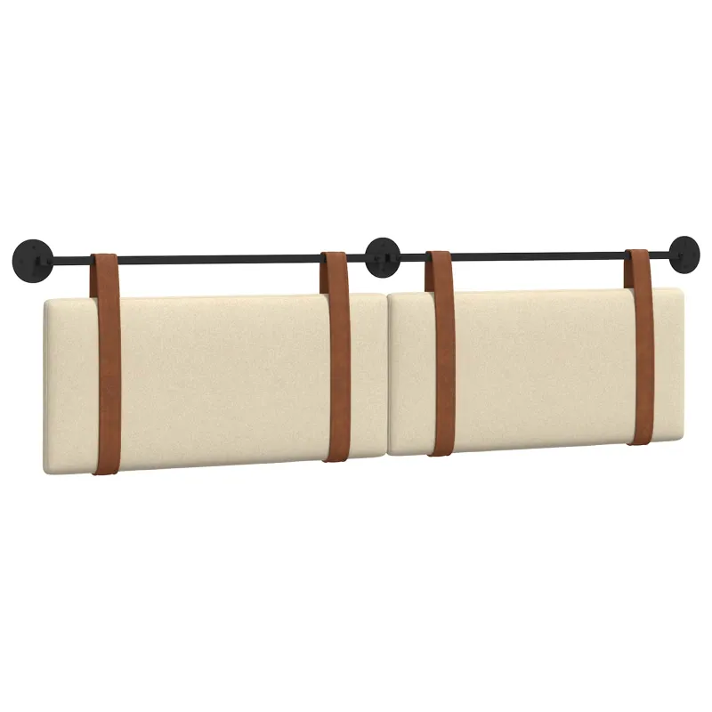 Kabantysis galvūgalis Kreminė 190 x 55 x 5 cm Antikinis PU