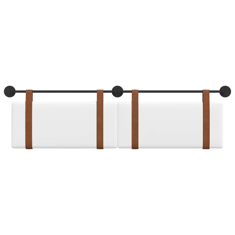 Kabantysis galvūgalis Baltas 190 x 55 x 5 cm Antikinis PU