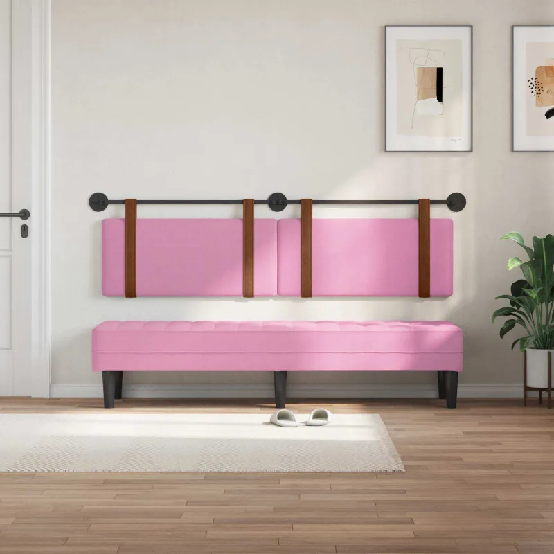 Kabantysis galvūgalis Rožinė 190 x 55 x 5 cm Antikinis PU