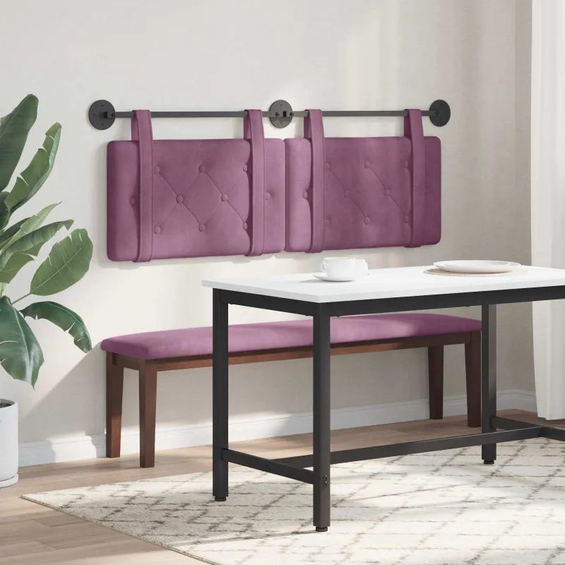 Pakabinamas lovos galvūgalis Violetinė Aksomas