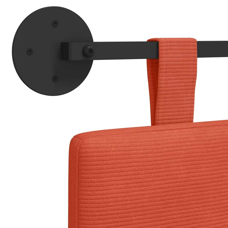Pakabinamas lovos galvūgalis Kordūrinis audinys