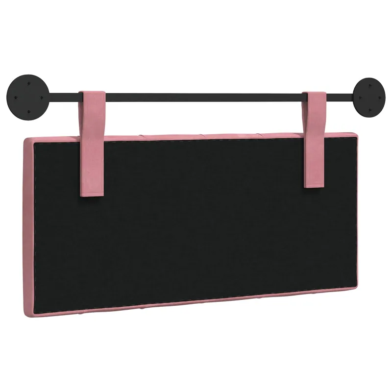 Pakabinamas lovos galvūgalis Rožinė Aksomas