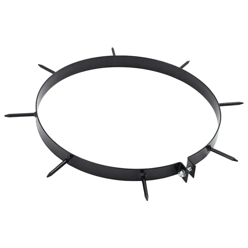 Vejos aeratoriaus spaustukas su smeigėmis 5 pcs Juodas Ø 320 mm