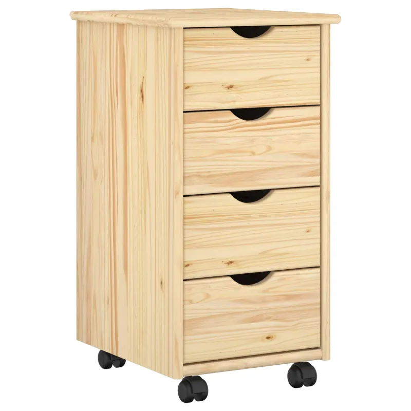 Ratuotas kabinetas Ruda 65,5 x 34 x 39 cm Kietas pušies medis