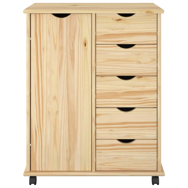 Ratuotas kabinetas Ruda 63,5 x 39 x 79 cm Kietas pušies medis