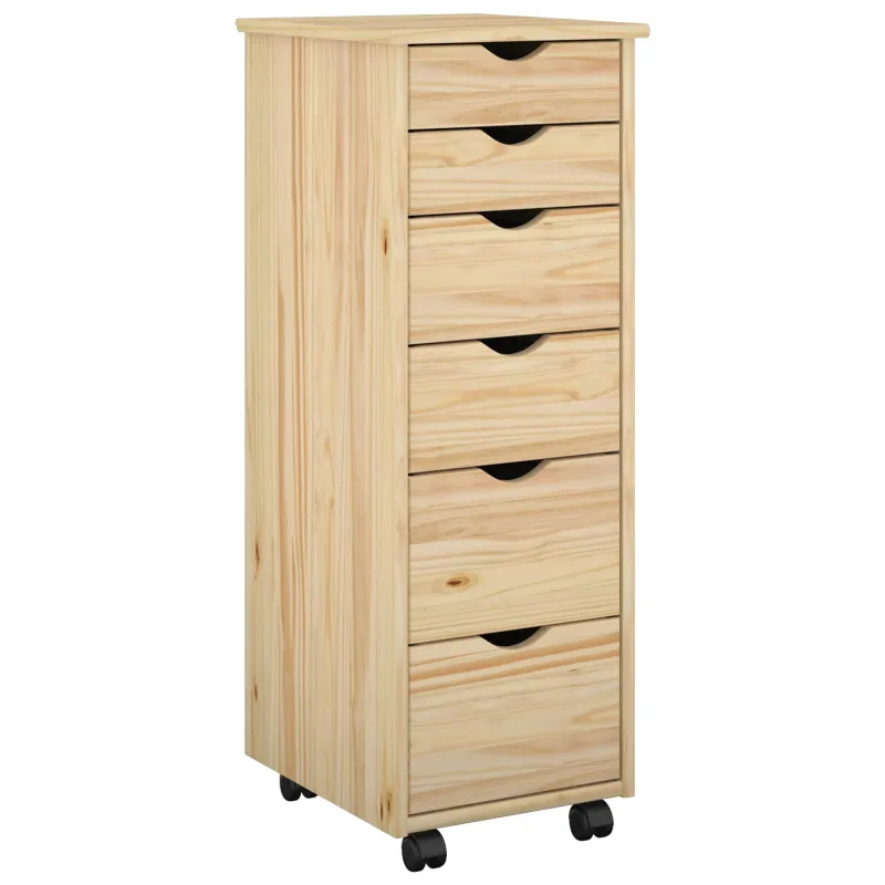 Ratuotas kabinetas Ruda 34 x 39 x 93,5 cm Kietas pušies medis
