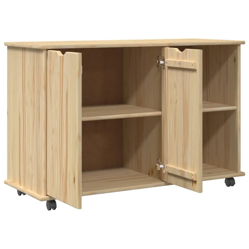 Ratuotas kabinetas Ruda 100 x 39 x 65,5 cm Kietas pušies medis