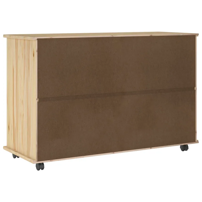 Ratuotas kabinetas Ruda 100 x 39 x 65,5 cm Kietas pušies medis