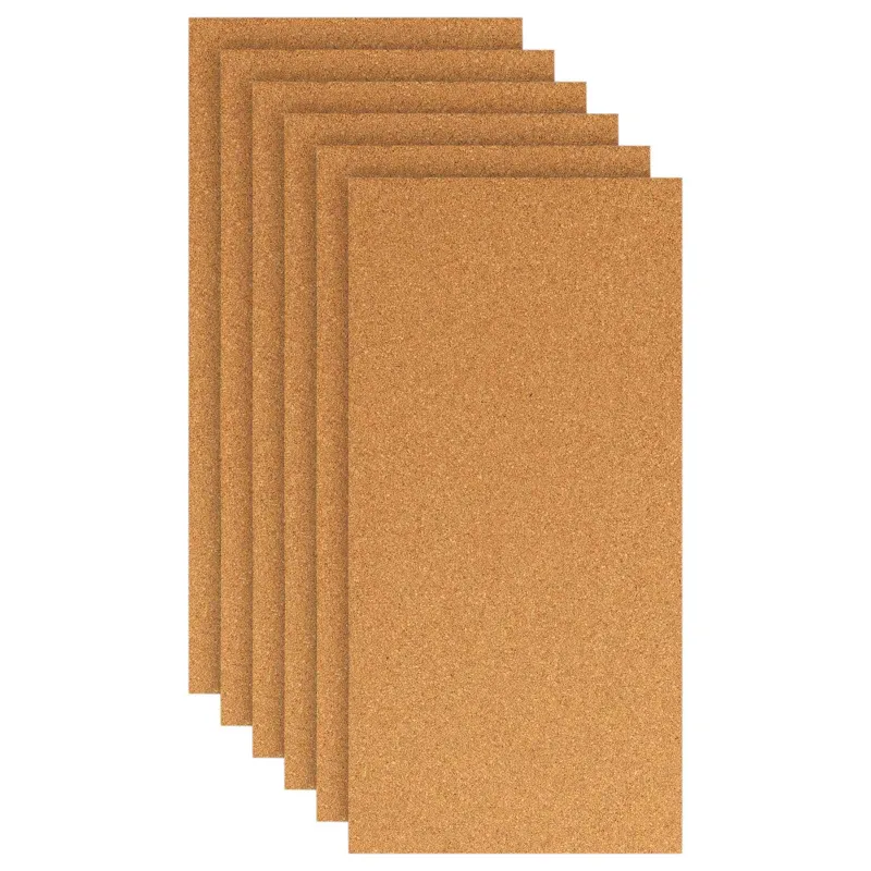 Kamščio plokštė 6 pcs Ruda 100 x 50 cm Kamščiamedžio žievė