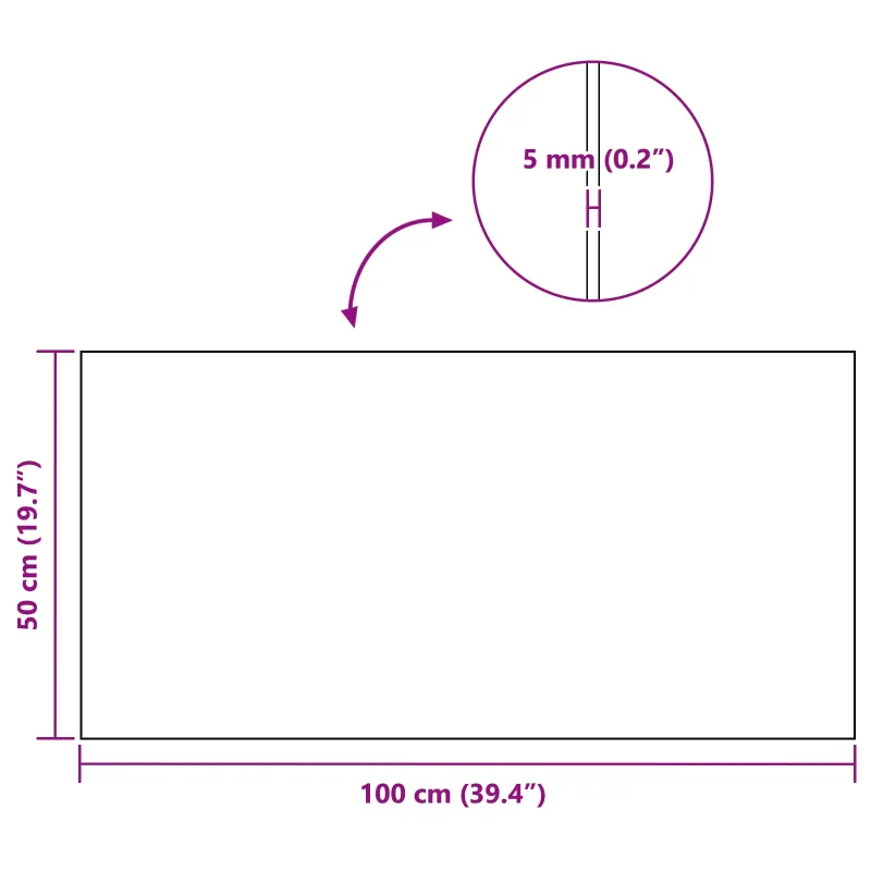 Kamščio plokštė 6 pcs Ruda 100 x 50 cm Kamščiamedžio žievė