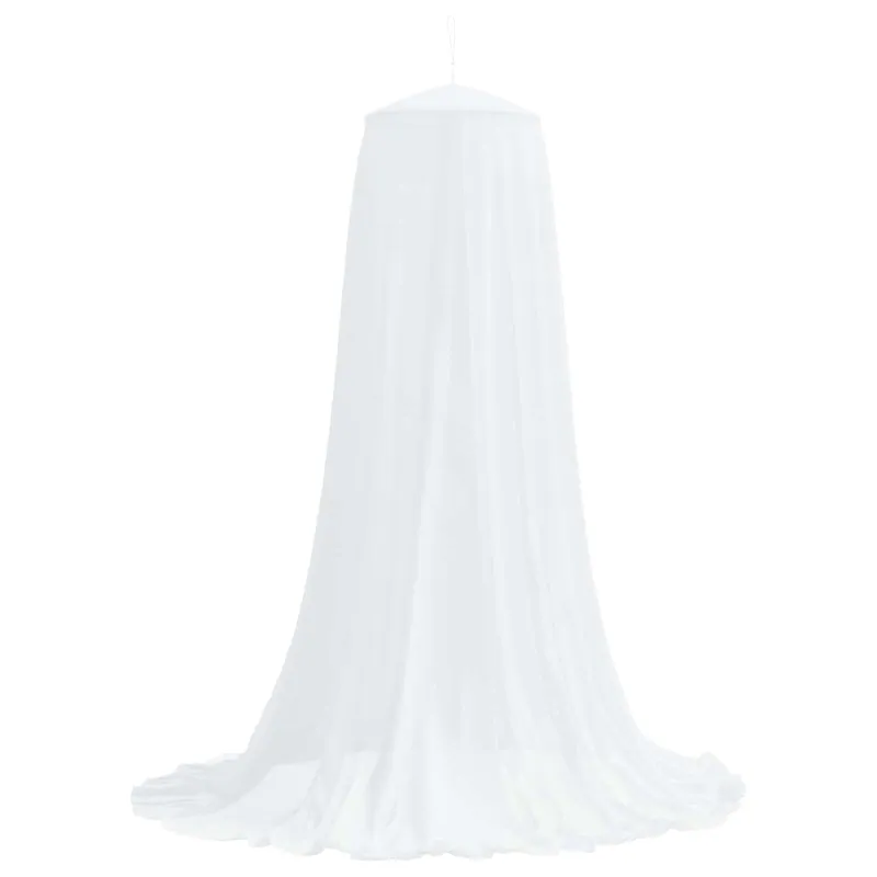 Uodų tinklas lovai 3 pcs 156 akies Balta Ø56 x 220 cm