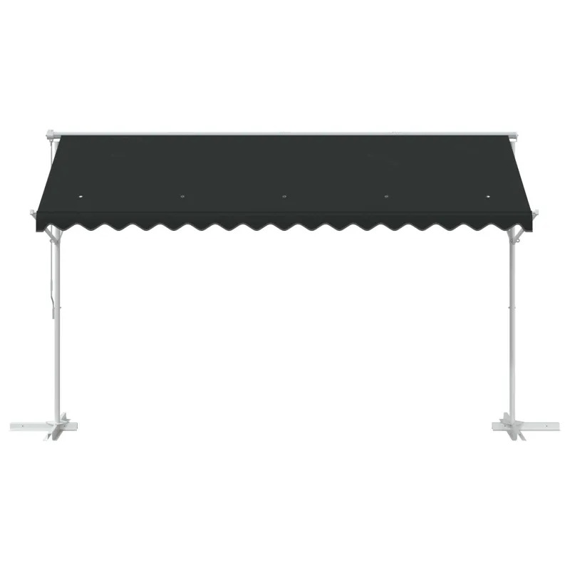 Atvira markizė 4 × 3 m Poliesteris Antracito