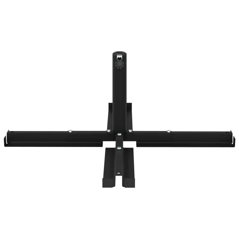 Parasol bazės kryžminis rėmas Juodas Plienas for 25–50 mm Pole