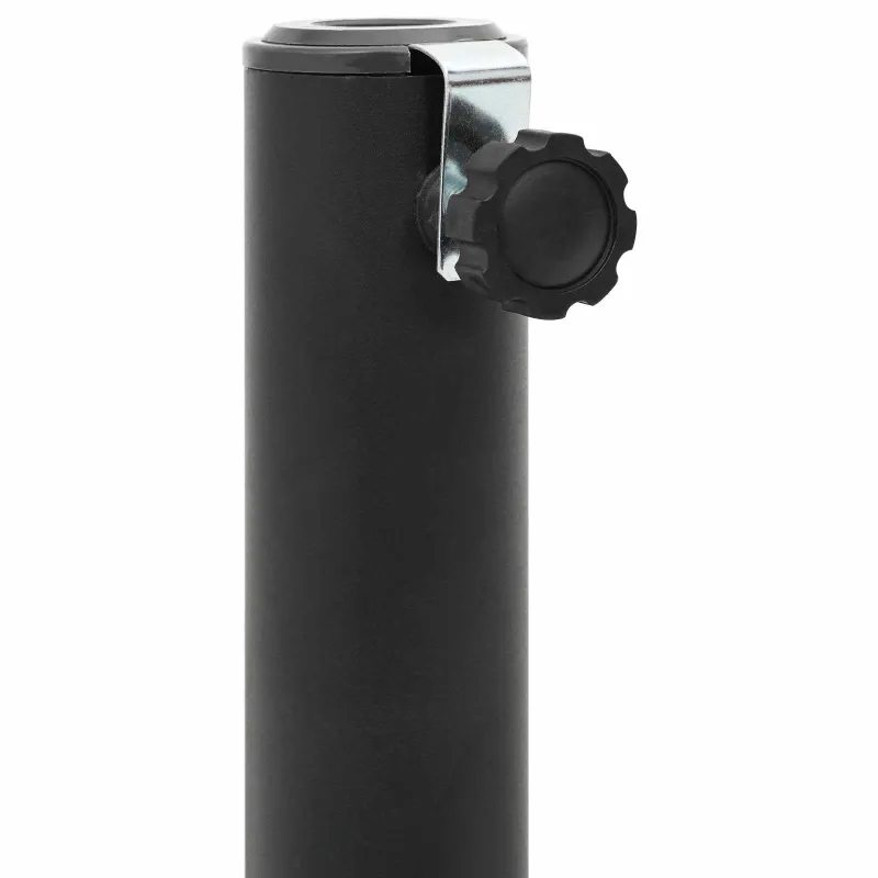Parasol bazės kryžminis rėmas Juodas Plienas for 25–50 mm Pole