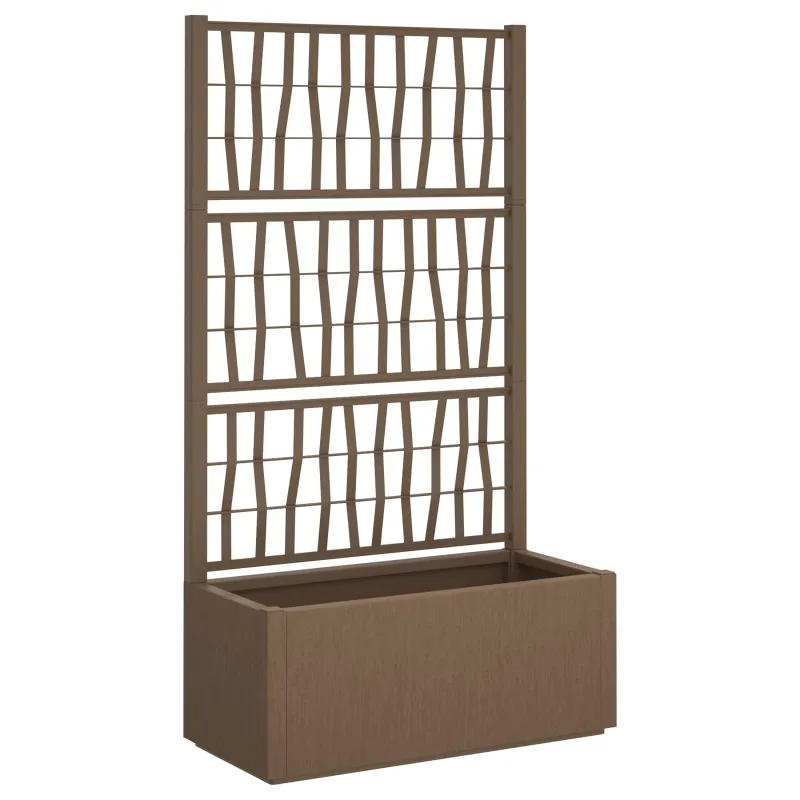 Sodas vazonas su trellis Ruda 80 x 36 x 140 cm PP