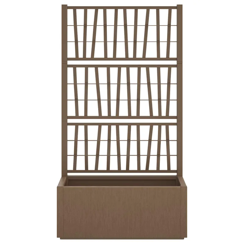 Sodas vazonas su trellis Ruda 80 x 36 x 140 cm PP