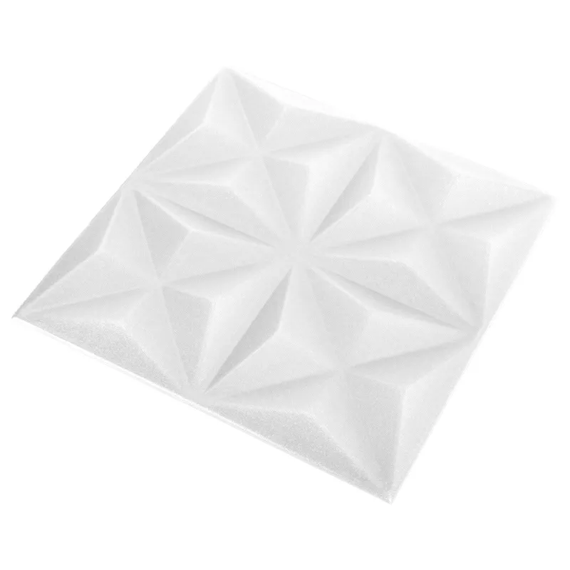 Sienų plokštės 48 pcs Origami Baltas 50 x 50 cm XPS Putplastis