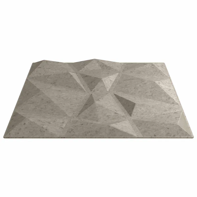 Sienų plokštės 24 pcs Betono pilka 50 x 50 cm XPS Putplastis