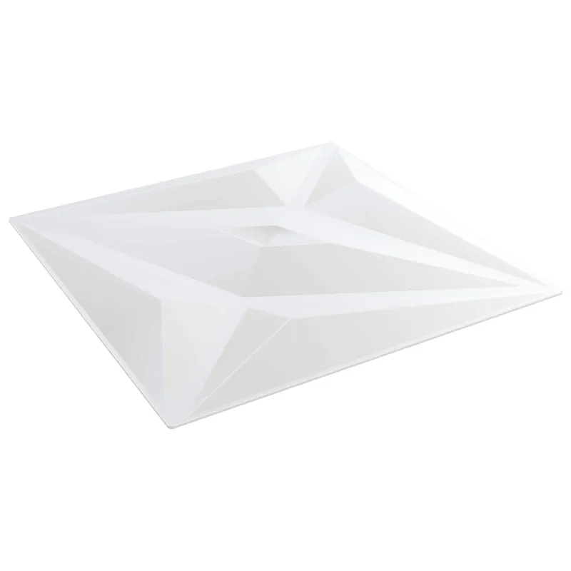 Sienų plokštės 24 pcs Baltas Star 50 x 50 cm XPS Putplastis