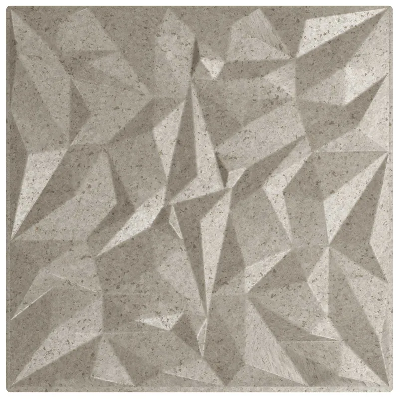 Sienų plokštės 48 pcs Amethyst Beton 50 x 50 cm XPS Putplastis
