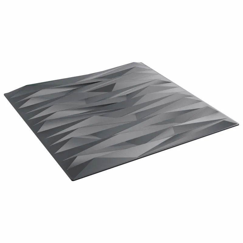 Sienų plokštės 24 pcs Akmens pilka 50 x 50 cm XPS Putplastis
