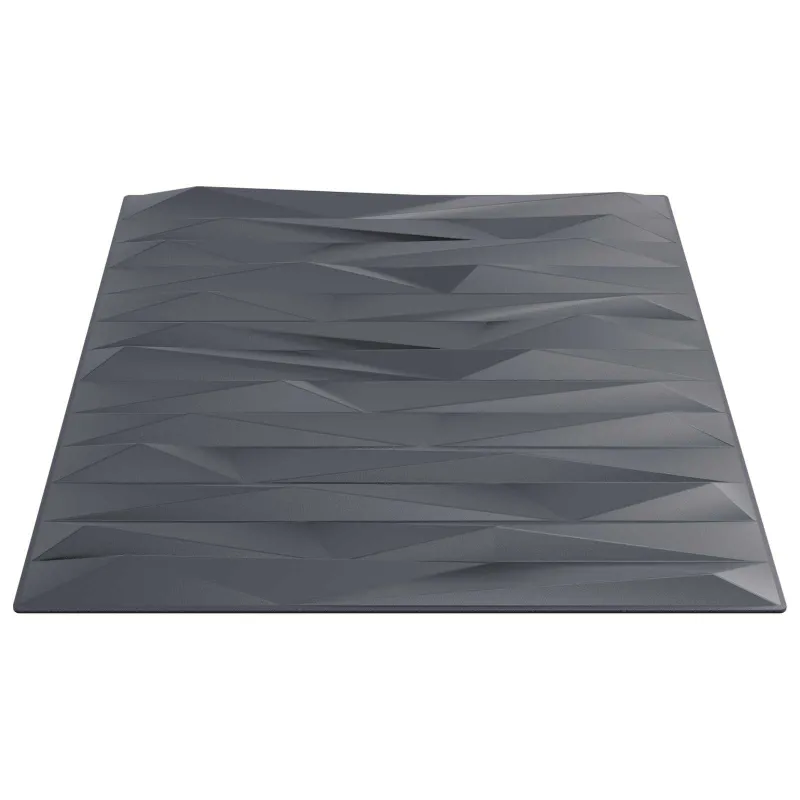 Sienų plokštės 48 pcs Akmens pilka 50 x 50 cm XPS Putplastis