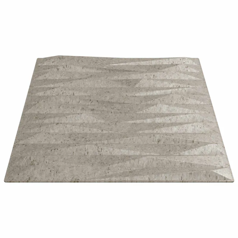 Sienų plokštės 12 pcs Stone Beton 50 x 50 cm XPS Putplastis