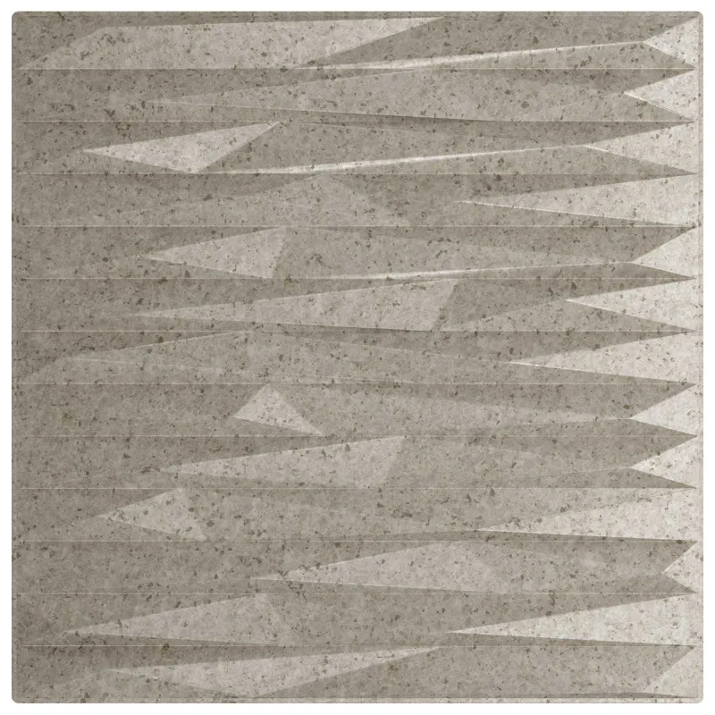 Sienų plokštės 12 pcs Stone Beton 50 x 50 cm XPS Putplastis