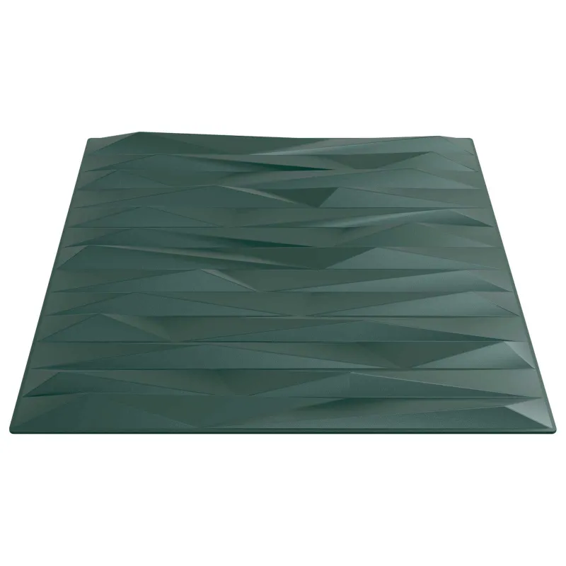 Sienų plokštės 24 pcs Stone Žalias 50 x 50 cm XPS Putplastis