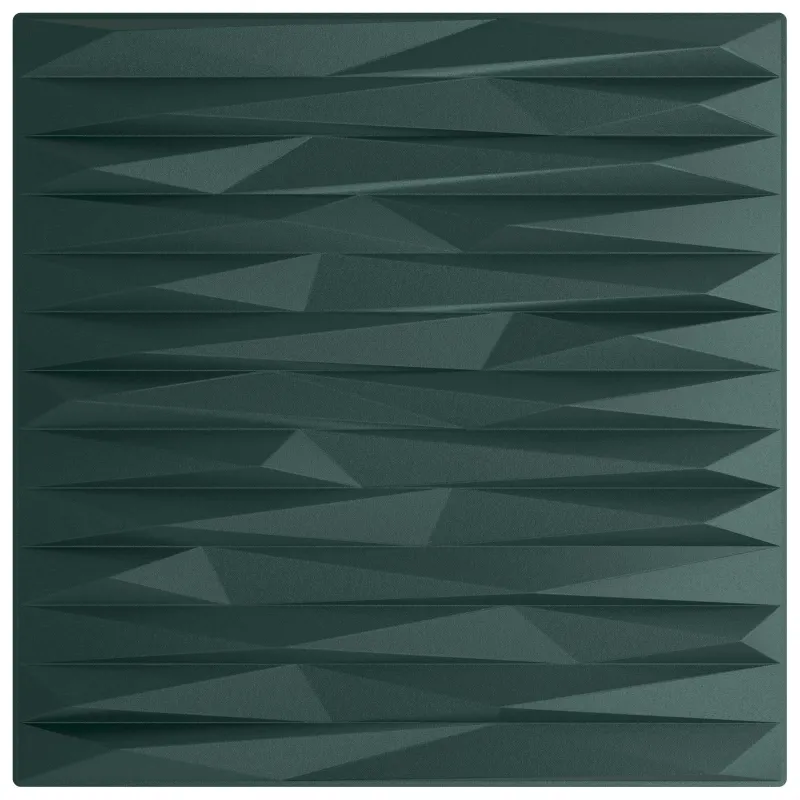 Sienų plokštės 24 pcs Stone Žalias 50 x 50 cm XPS Putplastis